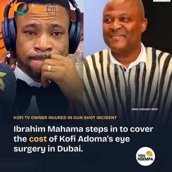 Ibrahim Mahama Offers To Pay Kofi Adoma’s Hospital Bills After Being Shot In The Eye
