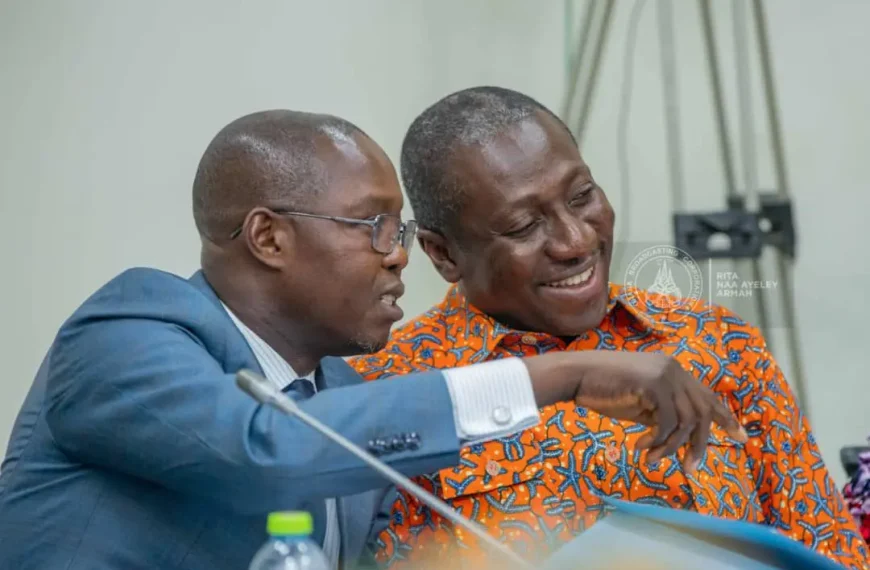Chairs flipped, tables broken as chaos erupts over vetting of Ablakwa and Akandoh