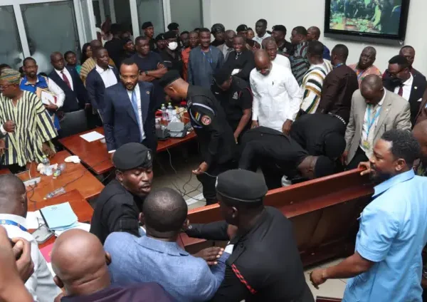 MPs who broke tables, microphones during ministerial vetting will be surcharge – Speaker Bagbin