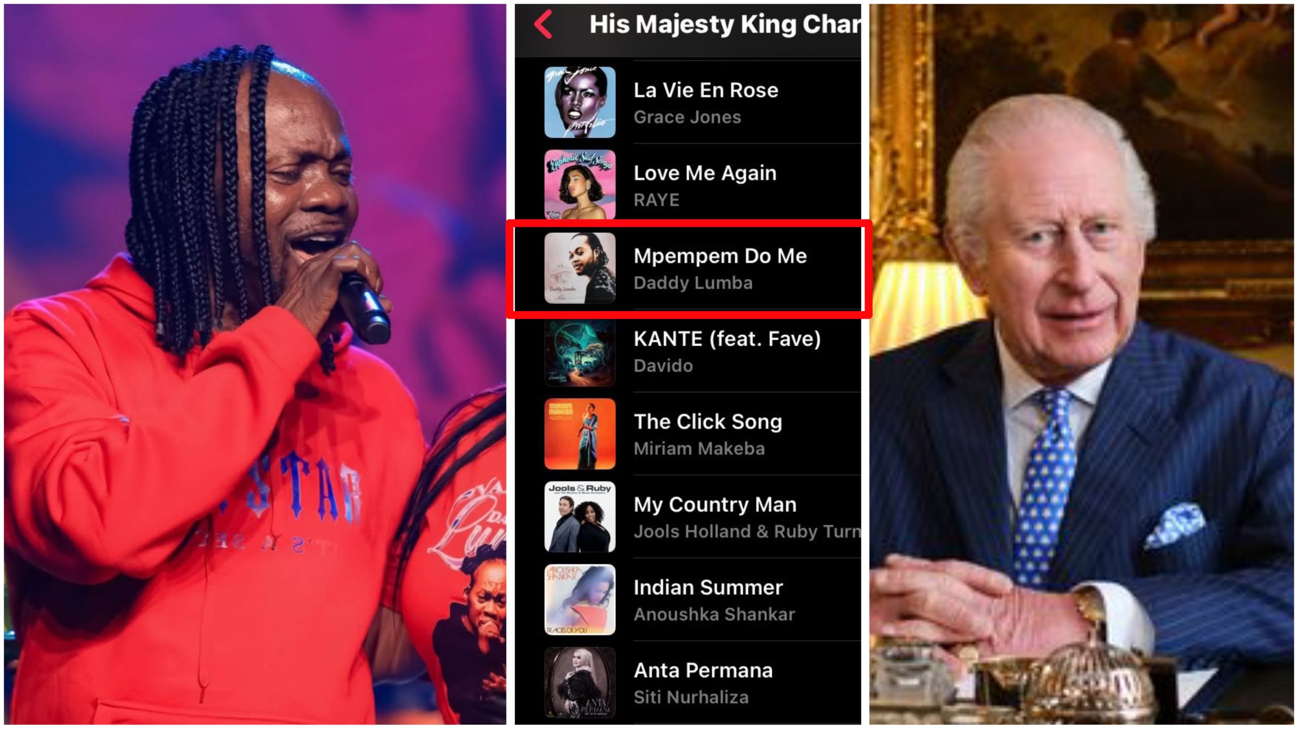 Daddy Lumba’s “Mpempem Do Me” Featured on King Charles III’s Apple Music Playlist